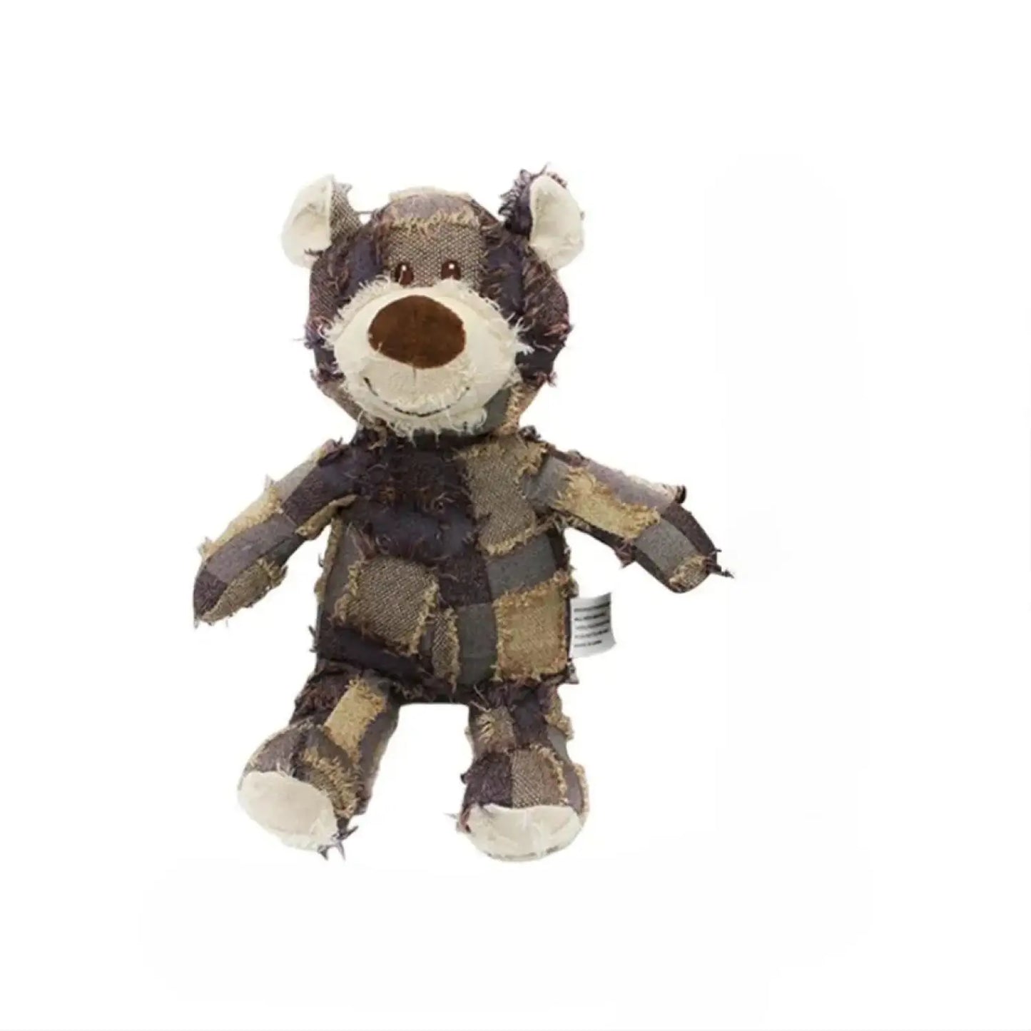 Bite-Resistant Dog Chewing Toy in Adorable Bear Plush Design - C