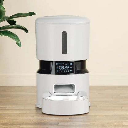 Automatic Pet Feeder with App Control and Scheduled Meal Portions