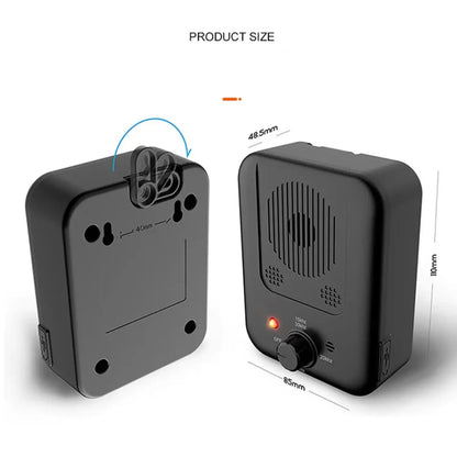 Bark Control Device – Ultrasonic Anti-Bark Trainer for Dogs - Black