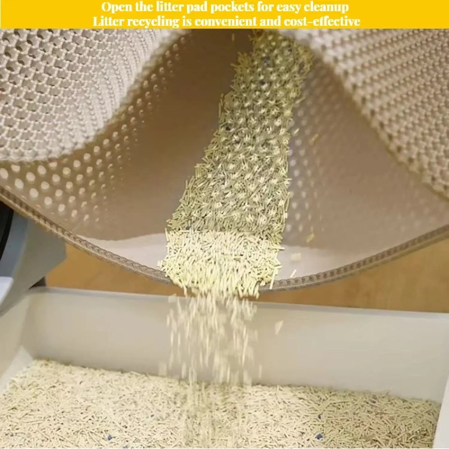 Cat Mat for Litter – Double Layer EVA Waterproof Anti-Slip Pad