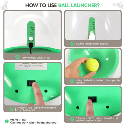 Interactive Dog Ball Launcher for Hands-Free Fetch Time