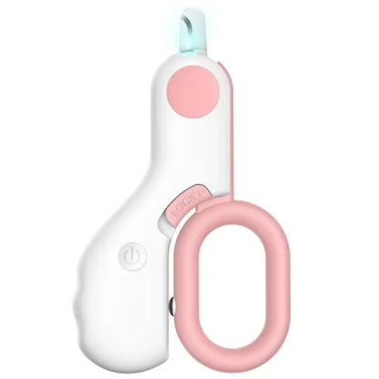 Pet Nail Clippers with LED Light for Precise and Safe Trimming - Pink - Nail Clipper