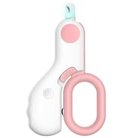 Pet Nail Clippers with LED Light for Precise and Safe Trimming - Pink - Nail Clipper