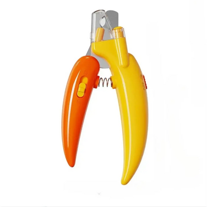 Professional Pet Nail Clippers with LED Light – Safe & Precise Trim - Yellow LED / United States