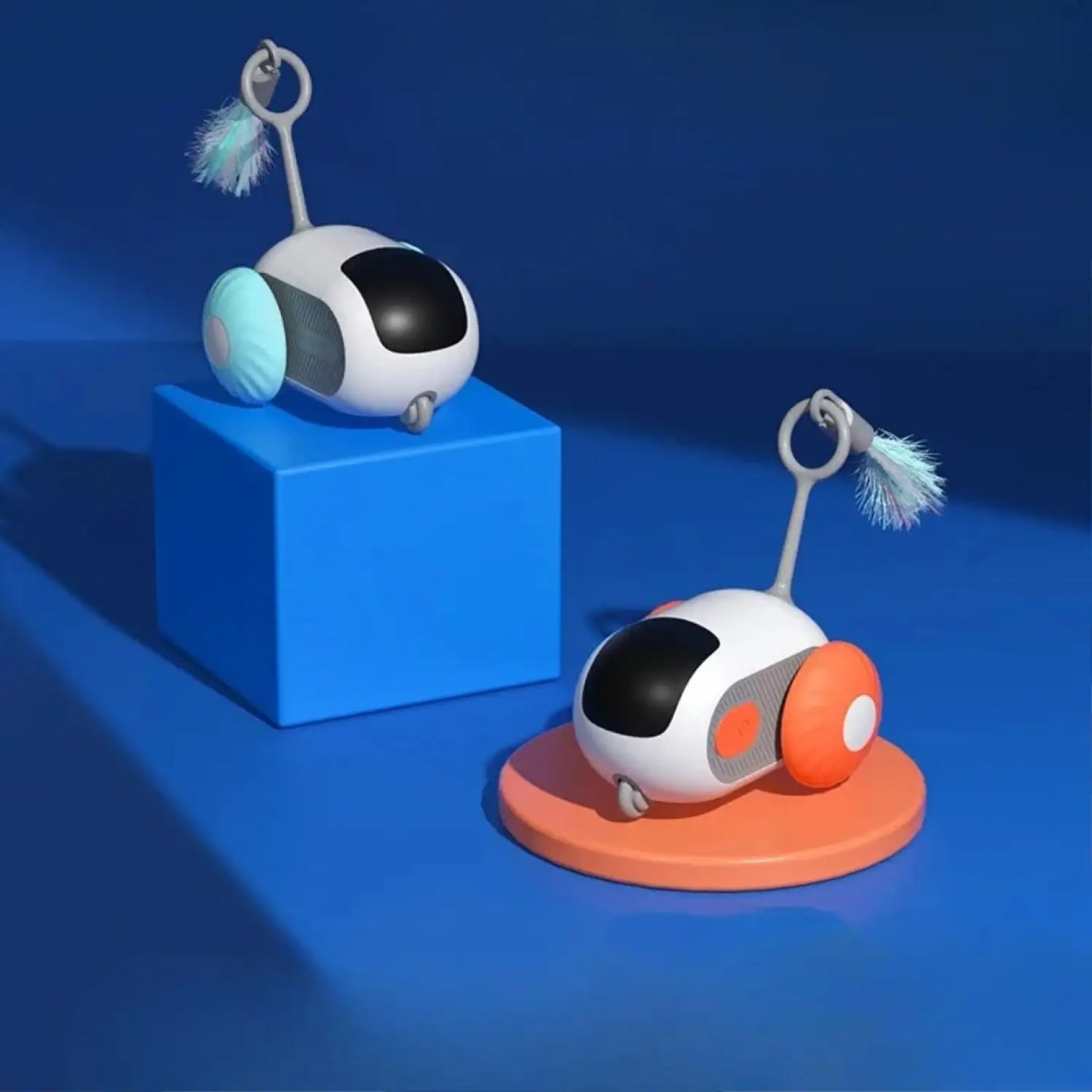 Remote Cat Toy – Smart Interactive Rolling Car with Dual Control - Kit 5