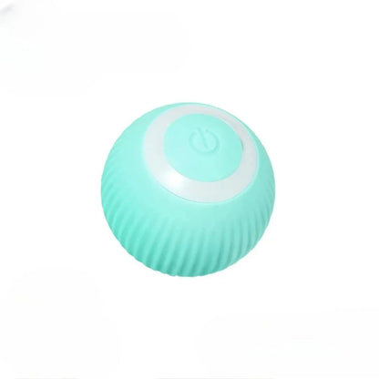 Remote Cat Toy – Smart Interactive Rolling Car with Dual Control - Old Version Blue