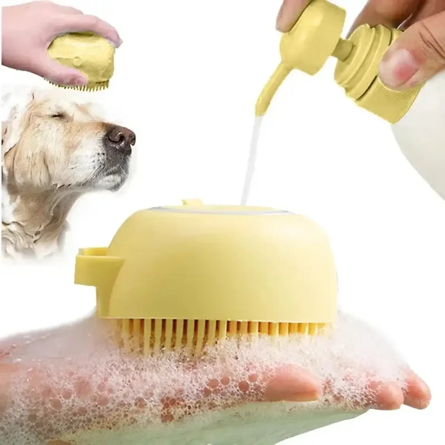 Soft Silicone Pet Grooming Gloves for Dogs Bathing and Massage