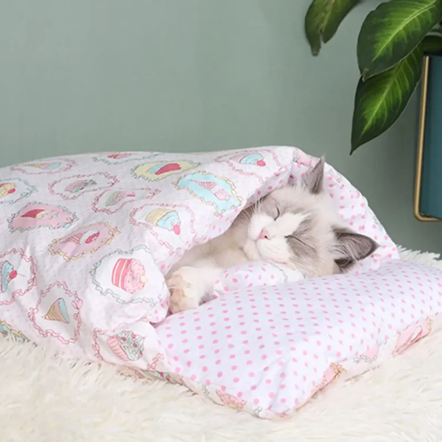 Warm Cat Bed – Removable Sleeping Bag for Cats & Small Pets