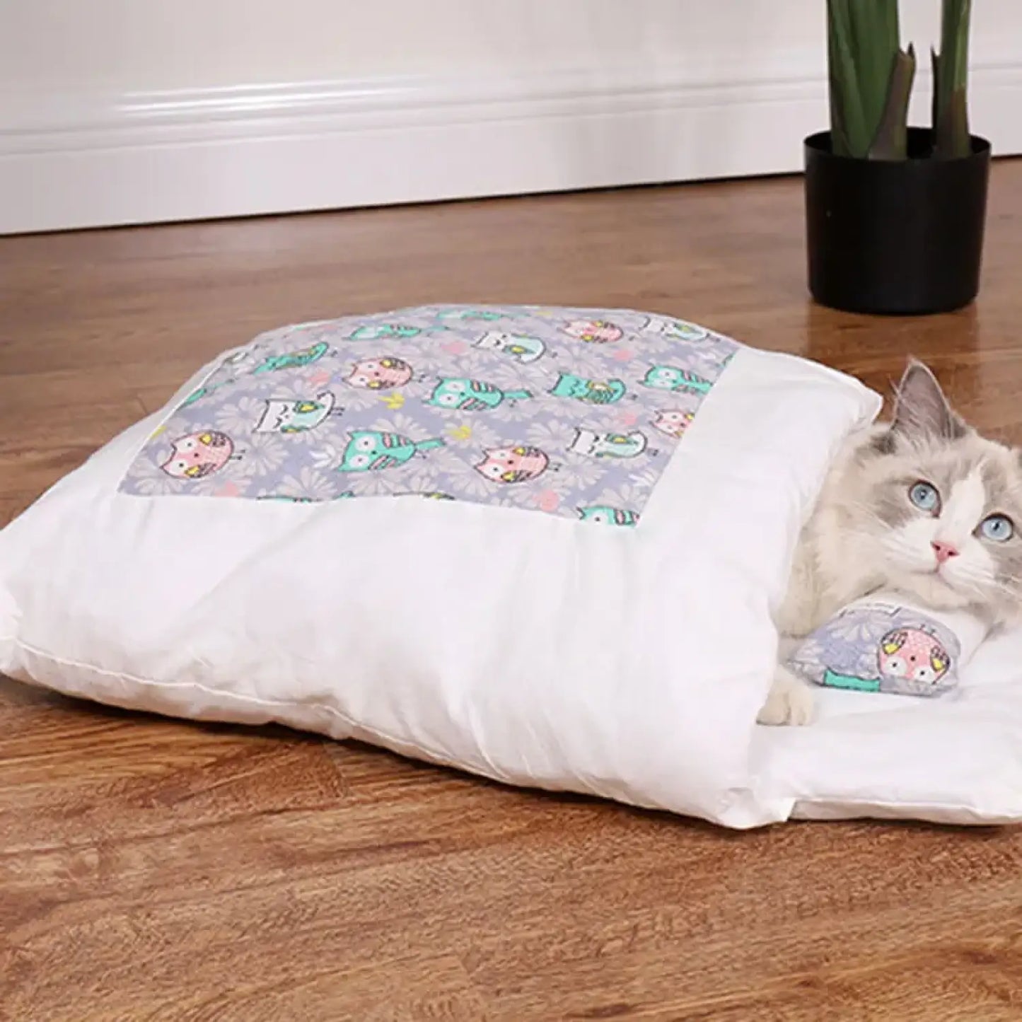 Warm Cat Bed – Removable Sleeping Bag for Cats & Small Pets