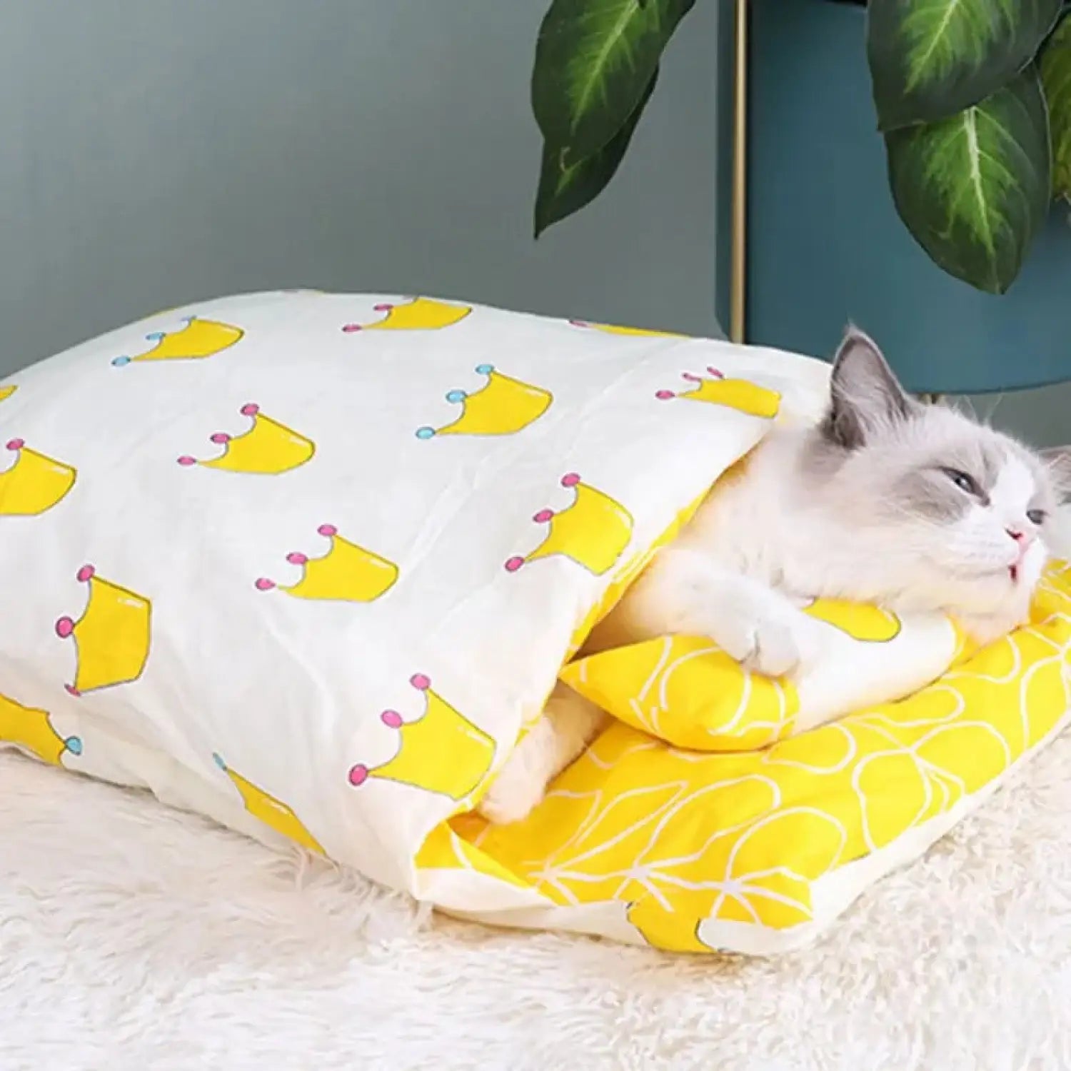 Warm Cat Bed – Removable Sleeping Bag for Cats & Small Pets